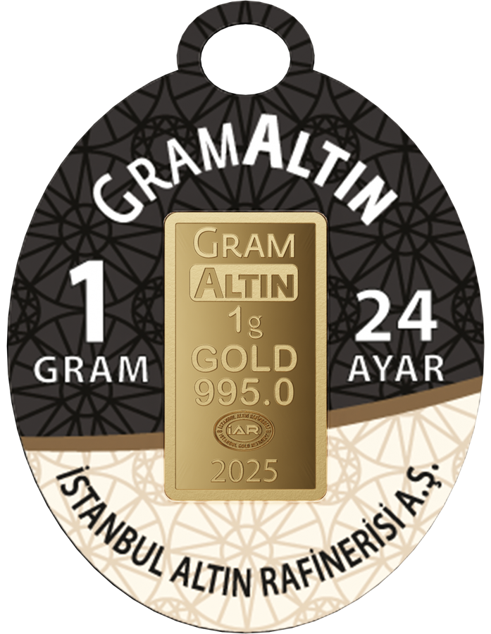 1 Gram 24 Ayar Külçe Altın