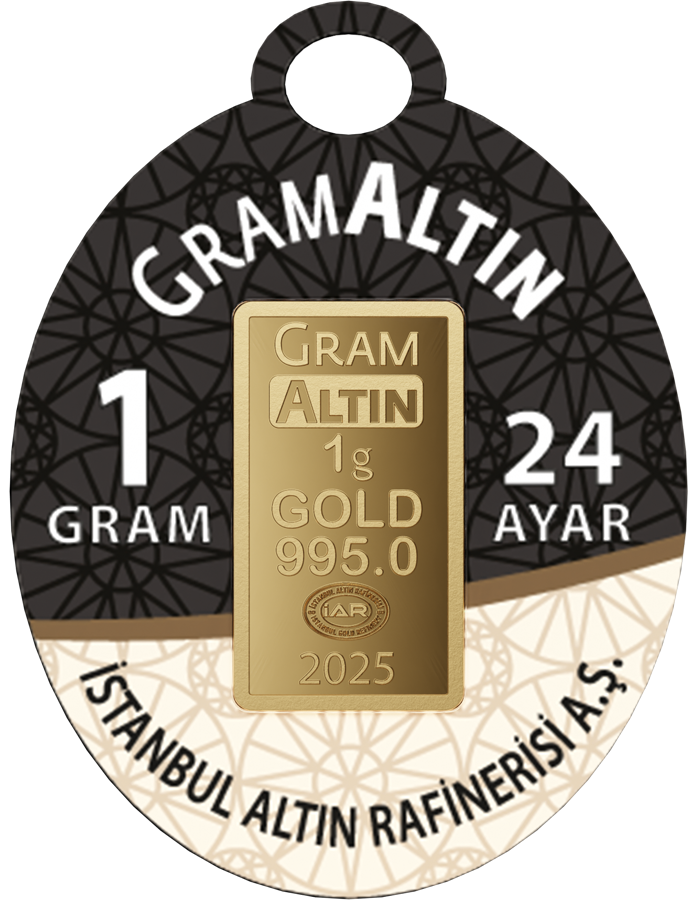 1 Gram 24 Ayar Külçe Altın