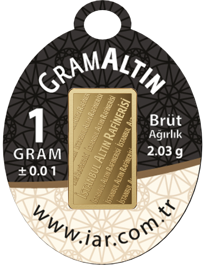 1 Gram 24 Ayar Külçe Altın