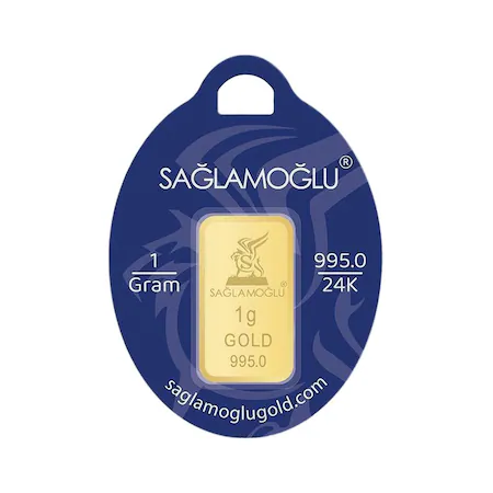 EmirKulche 24 Ayar 1 gr 995 Sağlamoğlu Külçe Altın