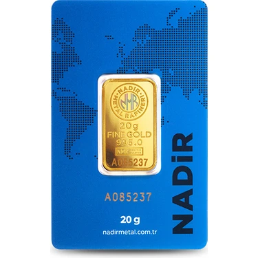 EmirKulche 20 Gram 24 Ayar Külçe Altın Nadir