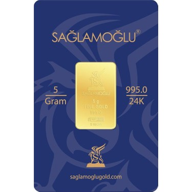 EmirKulche 5 Gram 24 Ayar Külçe Altın Sağlamoğlu
