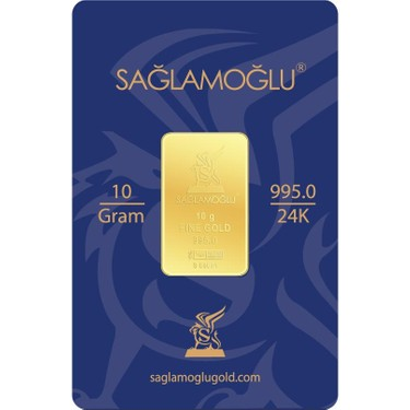 EmirKulche 10 Gram 24 Ayar Külçe Altın Sağlamoğlu